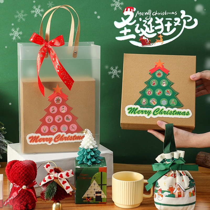 Kraft Paper Gift Box Christmas Eve Gift Bag