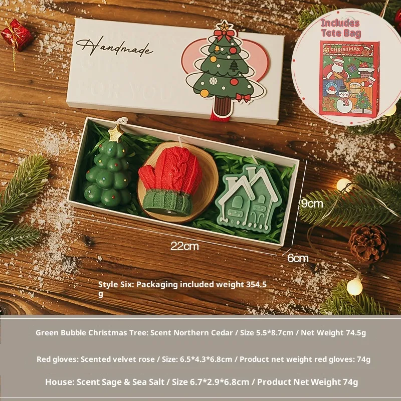 Christmas Day Gift Practical Handmade Scented Candle Christmas Scented Candle - Style Six
