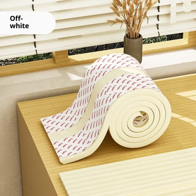 Widened Bumper Strip Bedside Window Sill Wall Stickers Baby Beige 2 M Pack - Shop at LoveMi