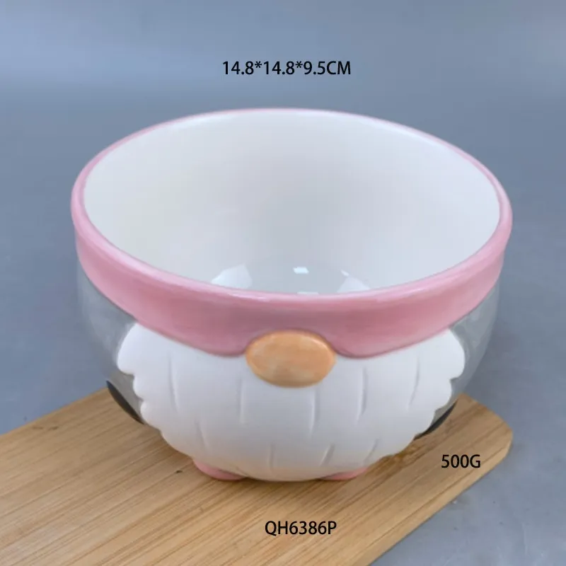 Christmas Ornament Creative Ceramic Fruit Plate Snack Storage Tray - Ceramic Christmas Bowl