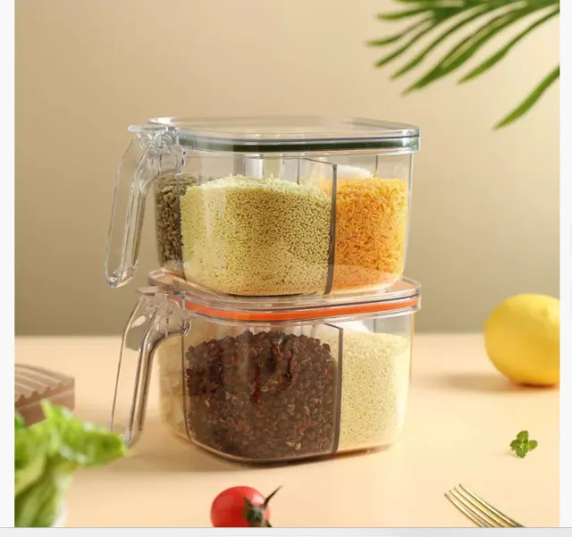 Five in one Seasoning Containers Seasoning Box Household Set - Shop at LoveMi