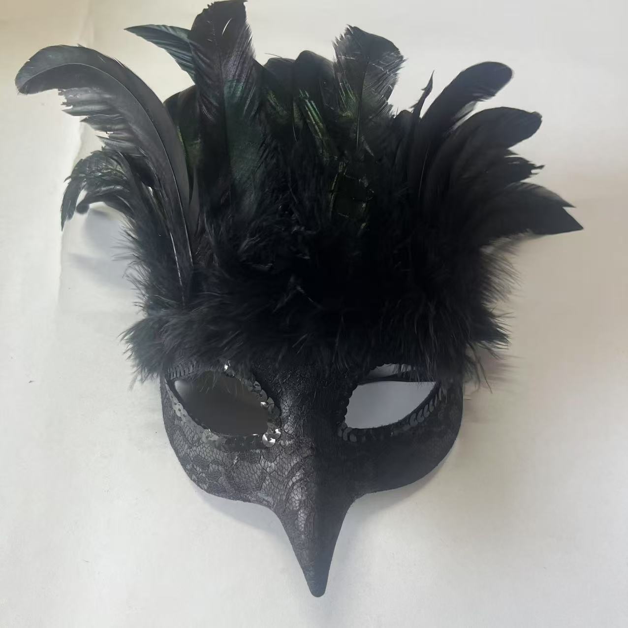 Black Feather Mask