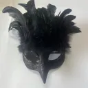 Black Feather Mask