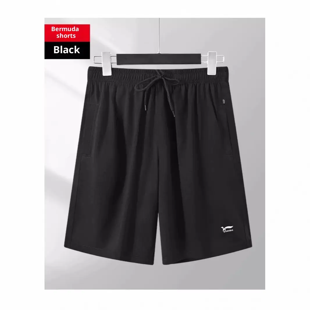 Summer Thin Outer Wear Middle-aged And Elderly Fifth Pants Pure Cotton Casual