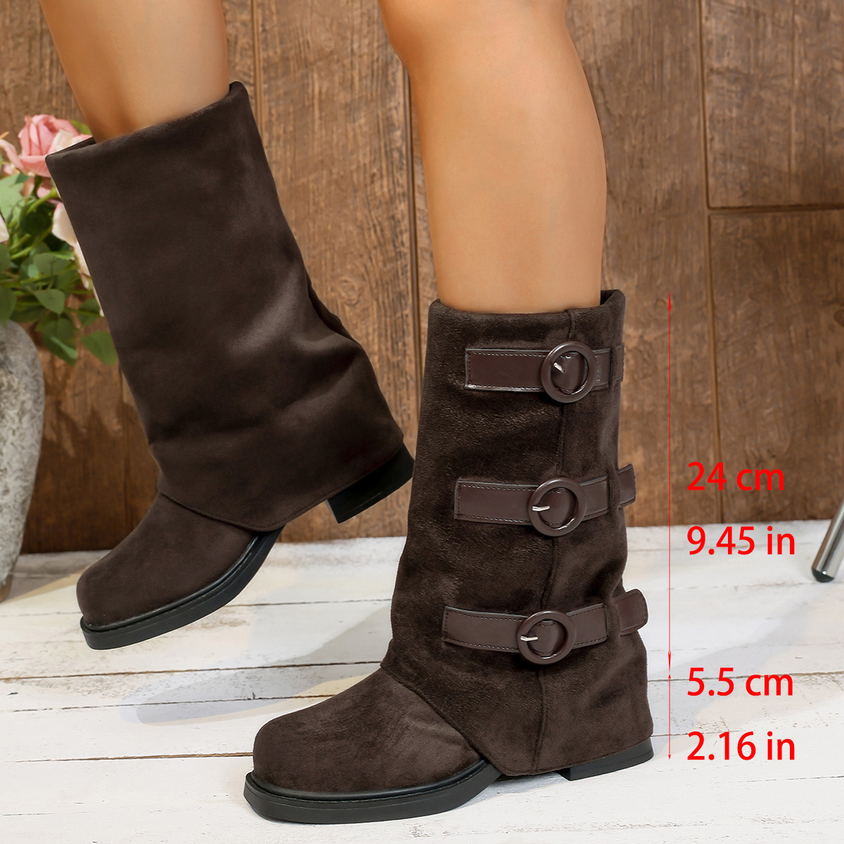 vintage suede pantyhose boots