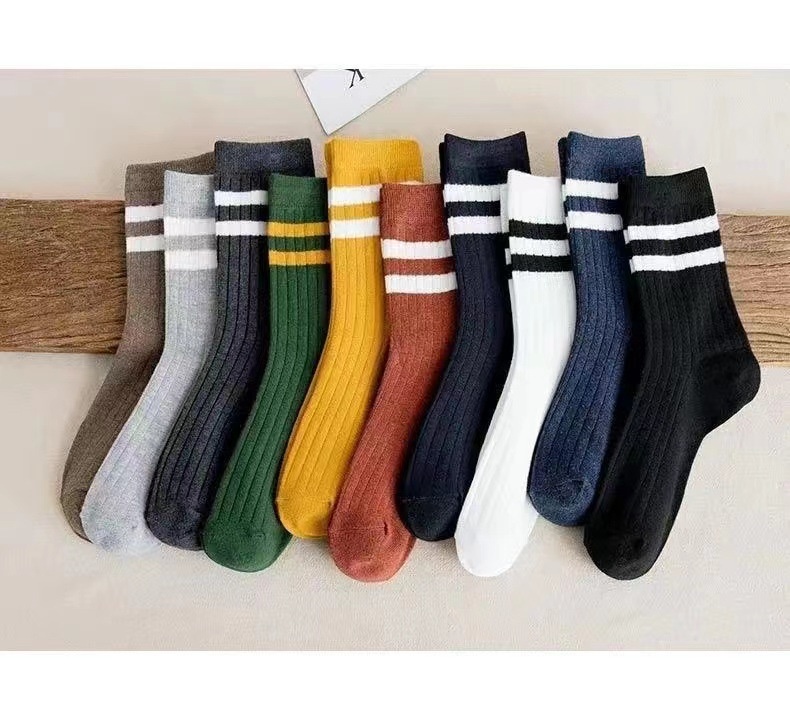 Men's Mid-calf Autumn And Winter Sweat Absorbing And Deodorant Socks