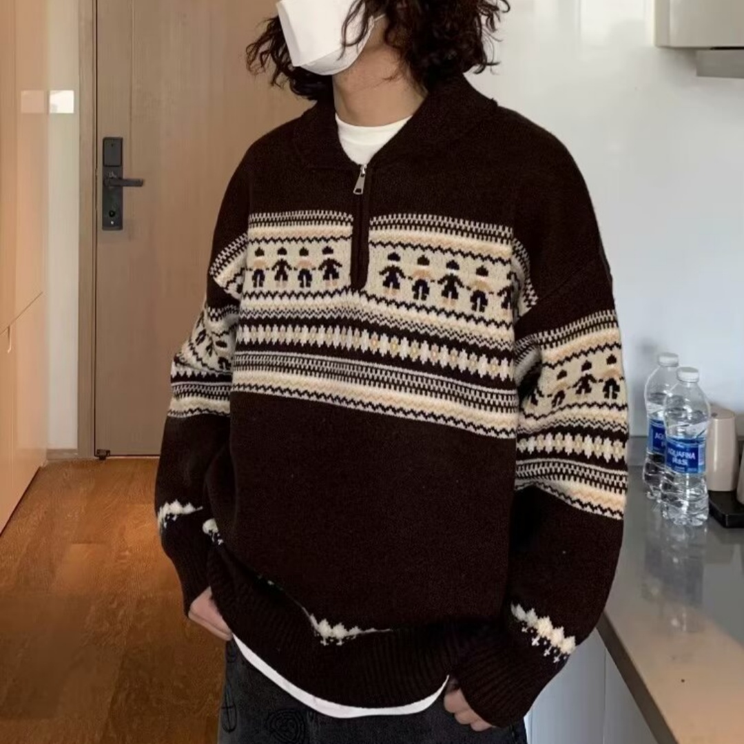 $15.78 Deer Plush Sweater Trendy All-matching Artistic Fashion New