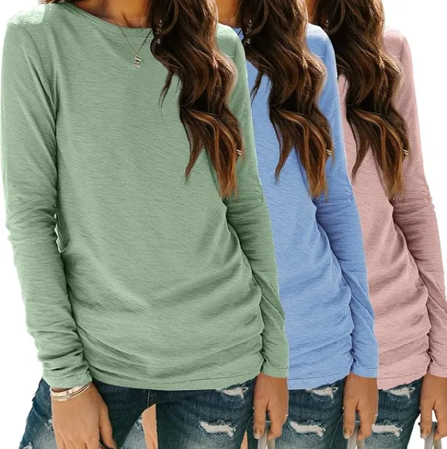 3 piece Long Sleeve Shirt Loose Autumn Top Suit Nsyf336 - Shop at LoveMi