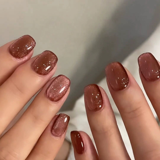 Wear Nail Tip High-grade Purple French Butterfly Black Edge Nail Sticker Nail Stickers 21