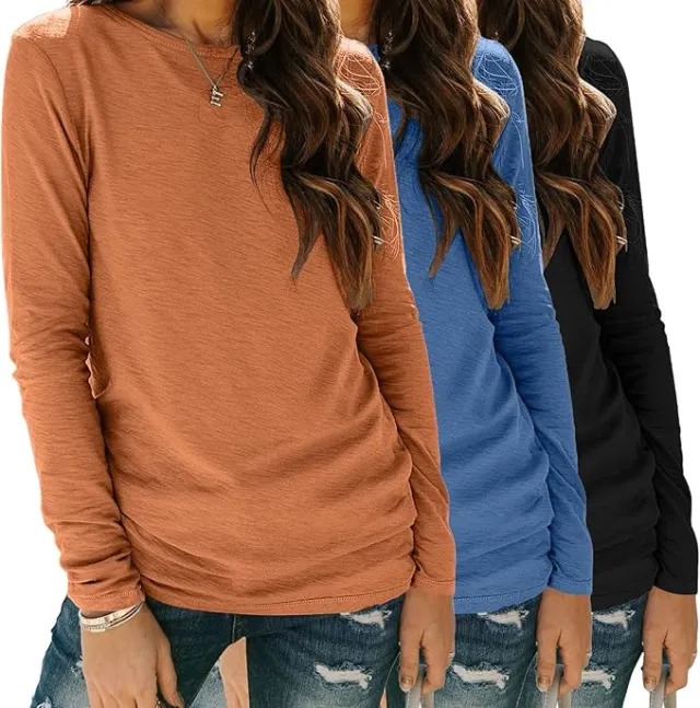 3 piece Long Sleeve Shirt Loose Autumn Top Suit Nsyf332 Xl - Shop at LoveMi