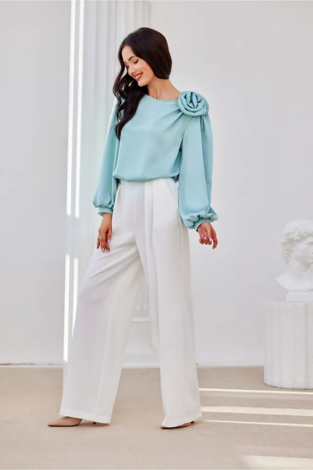 Women's Elegant Unique And Fashionable Shirt Top Green - Shop at LoveMi