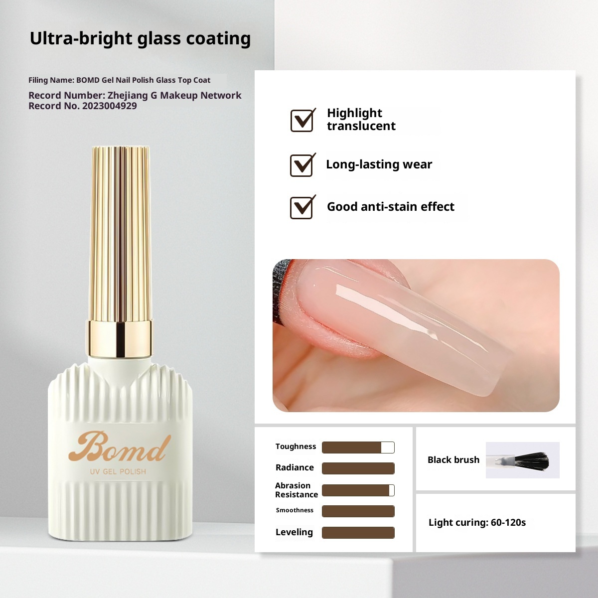 Construction Of Nail Polish Adhesive By Smudging Of Primer And Seal Coat 8