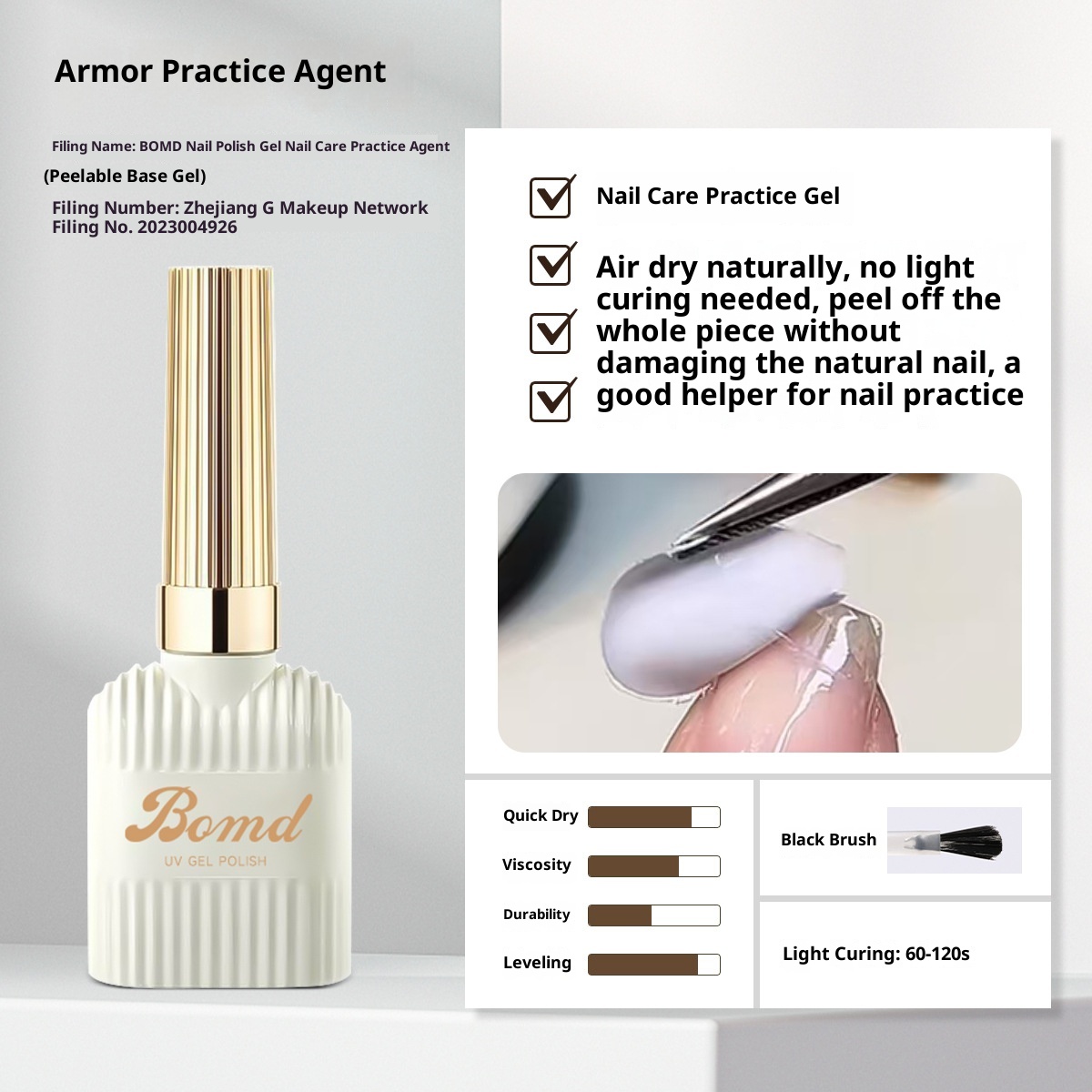 Construction Of Nail Polish Adhesive By Smudging Of Primer And Seal Coat 18