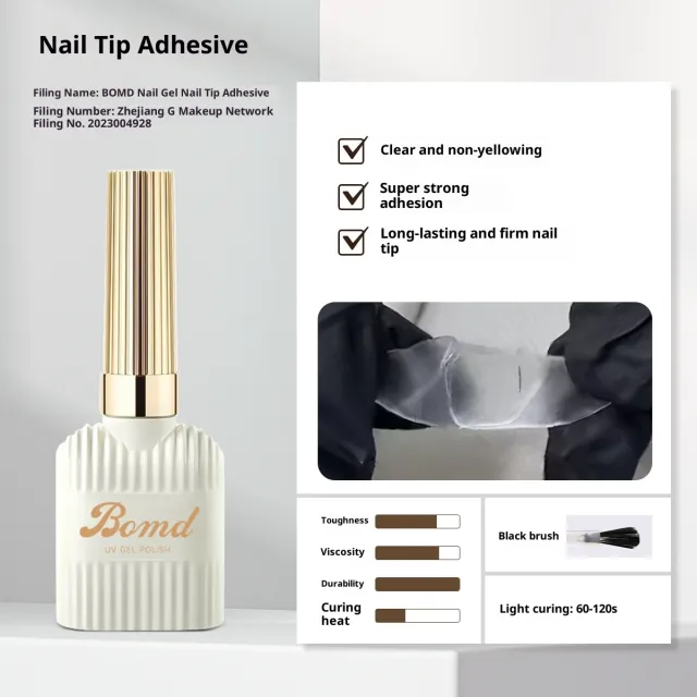 Construction Of Nail Polish Adhesive By Smudging Of Primer And Seal Coat Nail Tip Adhesive - Shop at LoveMi