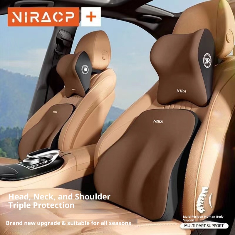 Automotive Headrest Memory Foam Car Waist Cushion - Image 3