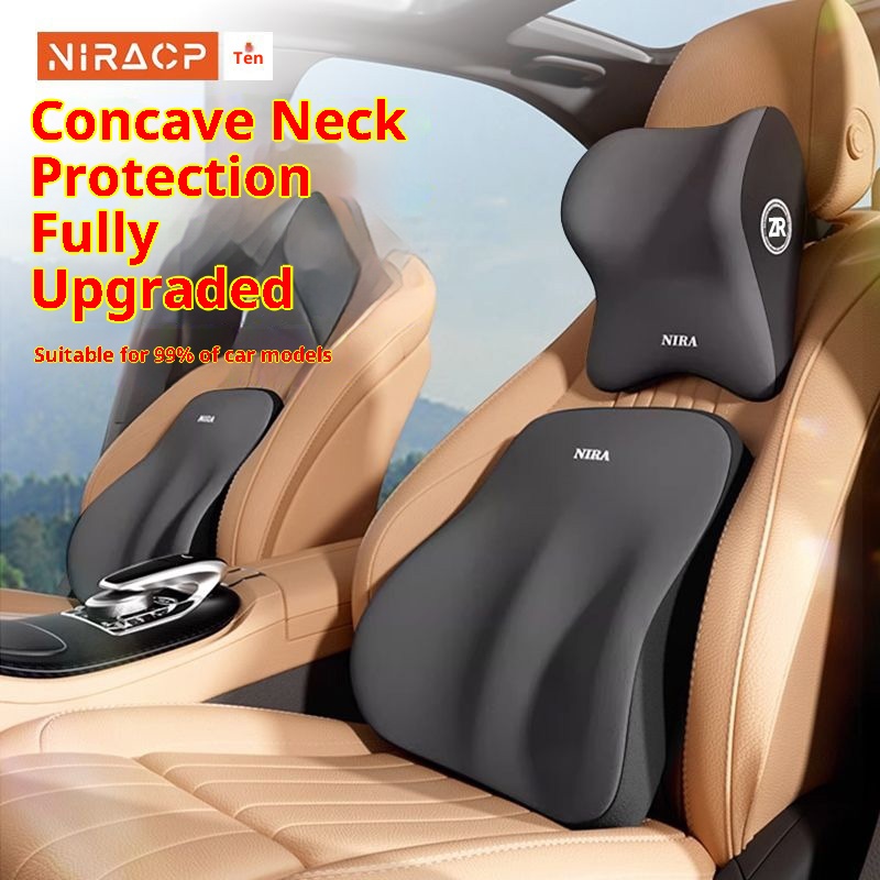 Automotive Headrest Memory Foam Car Waist Cushion - Image 7