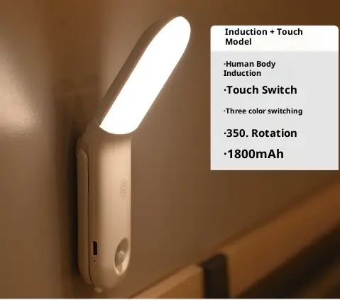 Wardrobe Aisle Light Three-color Adjustment Induction Lamp