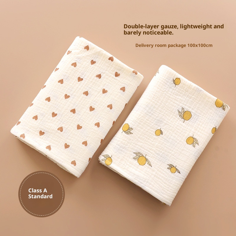 Ins Baby's Bath Towel Gauze Cotton Blanket