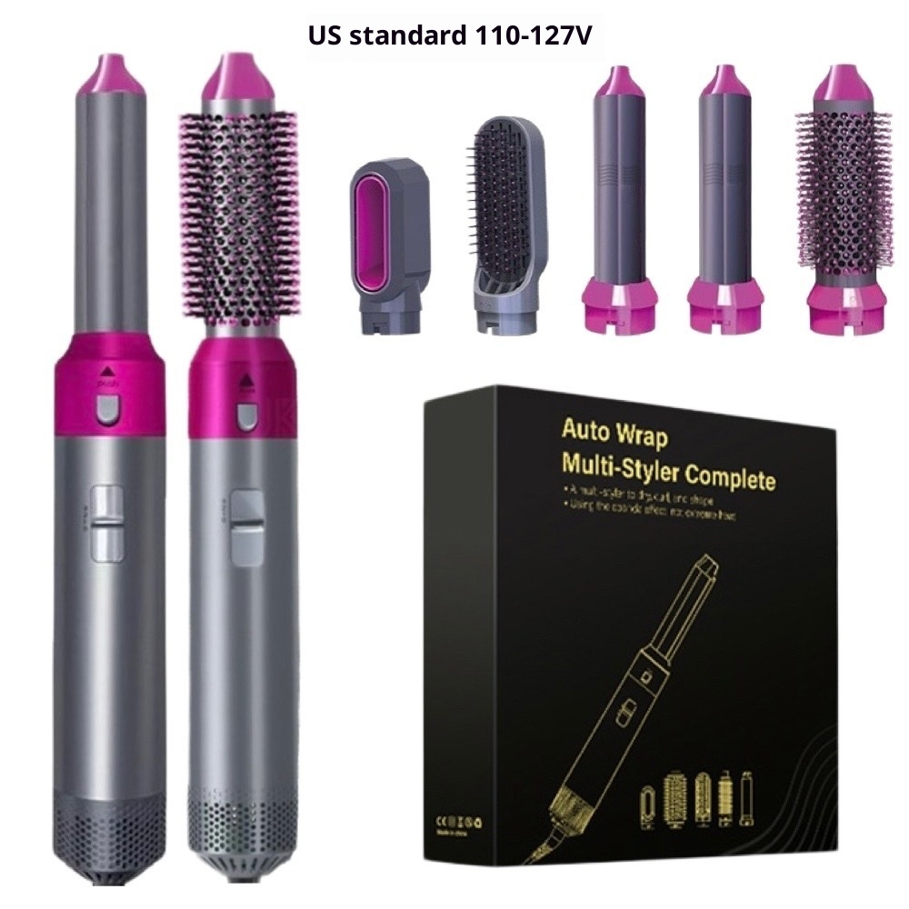 Multifunctional Five-in-one Automatic Curler Straight Comb Hair Dryer 12