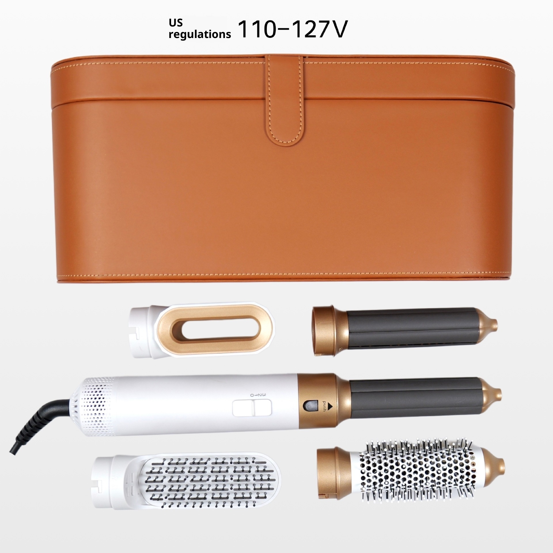 Multifunctional Five-in-one Automatic Curler Straight Comb Hair Dryer 9