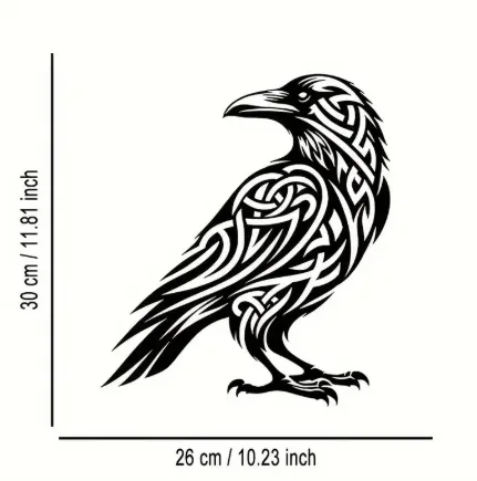 Animal Iron Outdoor Garden Decoration Home Black Silhouette Metal Iron Crafts Crow - Shop at LoveMi