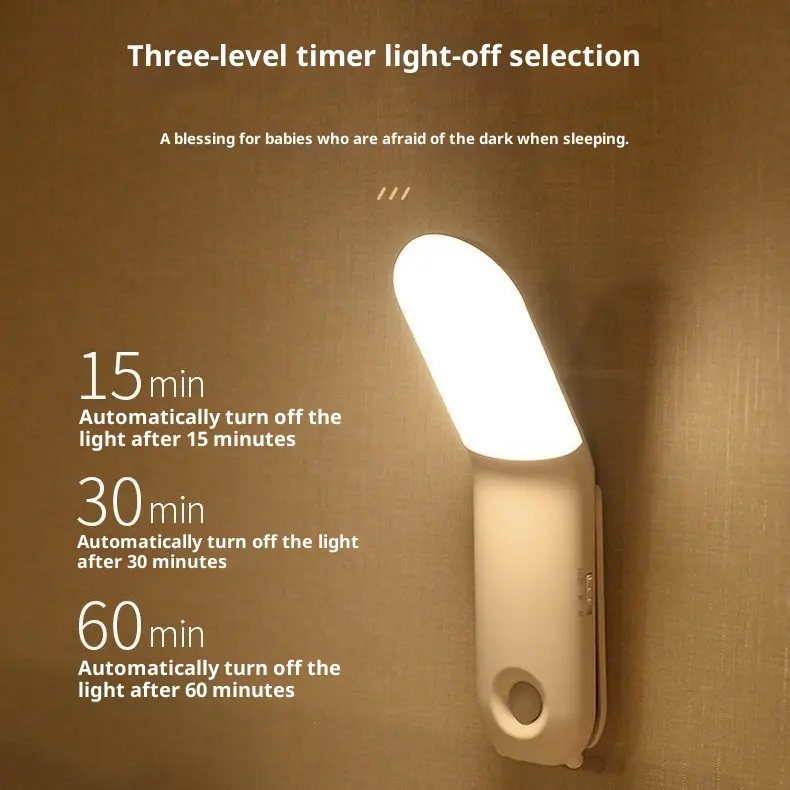 Wardrobe Aisle Light Three-color Adjustment Induction Lamp