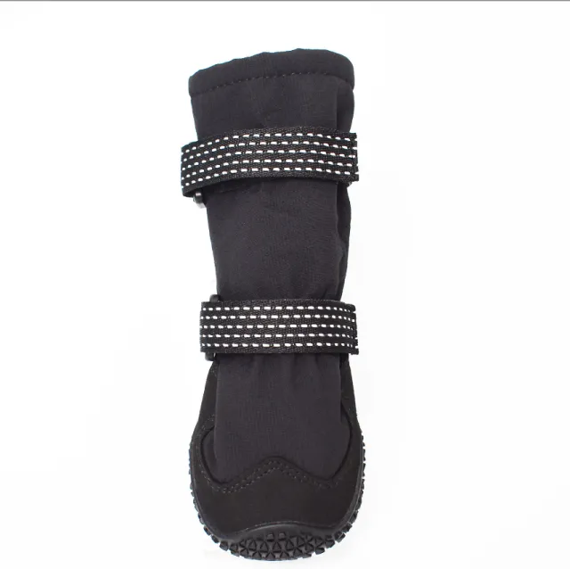Winter Warm Dog Boots Thickened Long Velvet Black - Shop at LoveMi