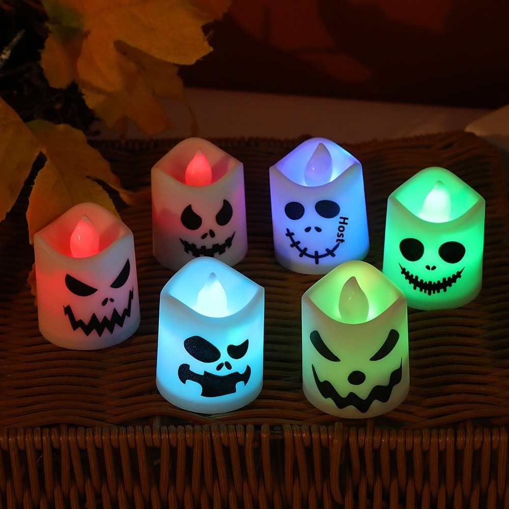 LED Horror Atmosphere Creative Halloween Electronic Candle - Image 1