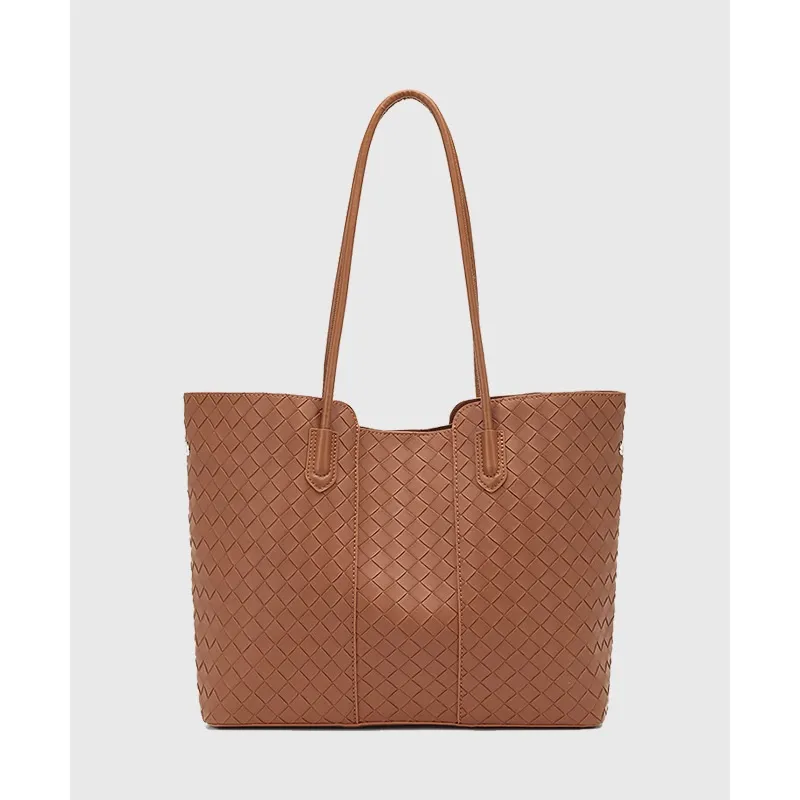 High-grade Korean Style Niche Women's Shoulder Bag - Brown