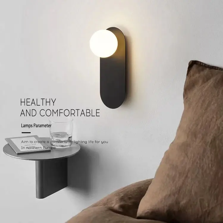 Modern Minimalist Wall Lamp Bedroom Bedside