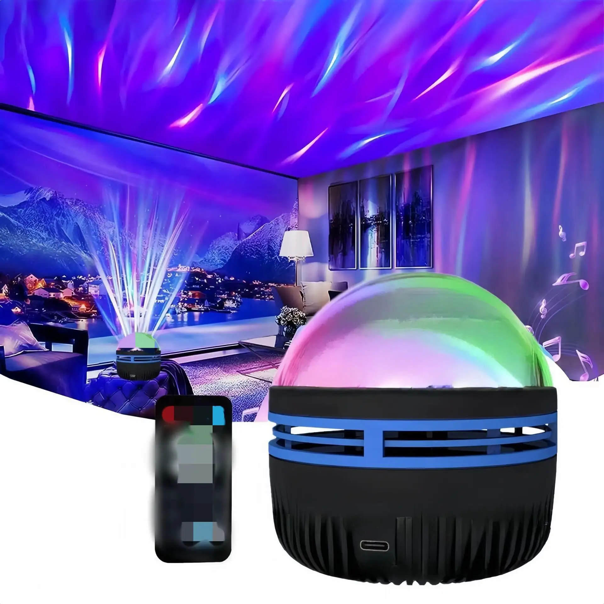 Fantasy Northern Lights Projection Star Light Water