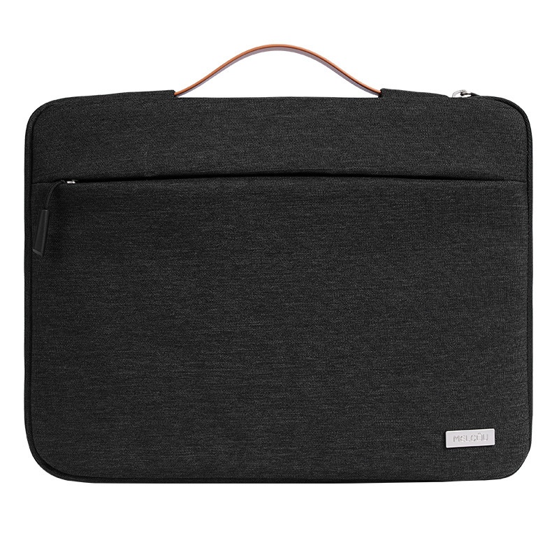 Laptop Bag Large Capacity Waterproof Notebook Neutral Black - Shop at LoveMi