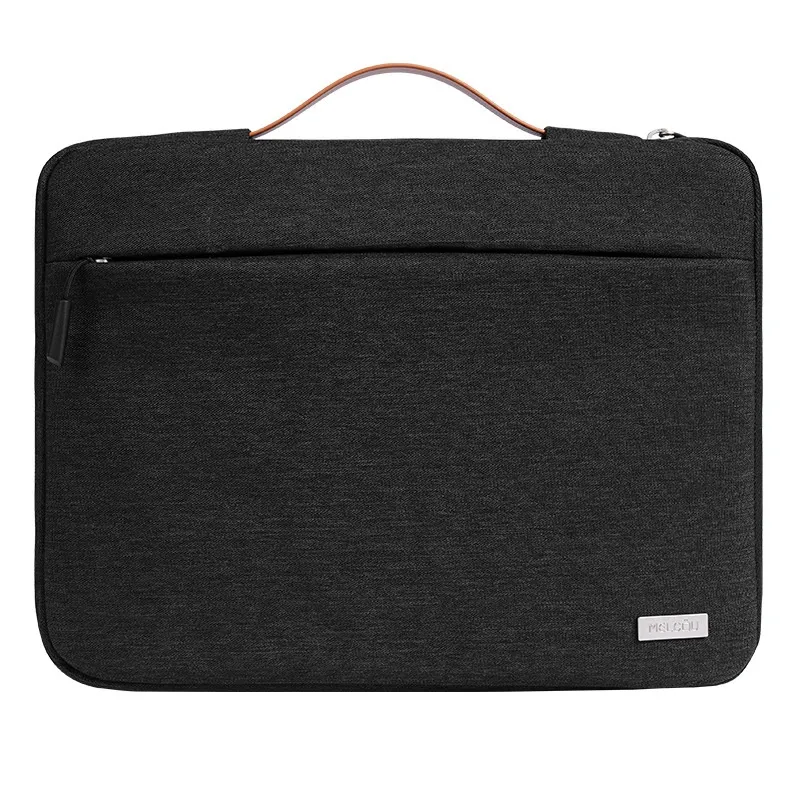 Laptop Bag Large Capacity Waterproof Notebook - Neutral Black