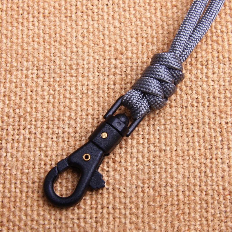 Hand-woven Keychain Lanyard Flashlight Rope Neck Rope Core Parachute Cord Woven Lanyard