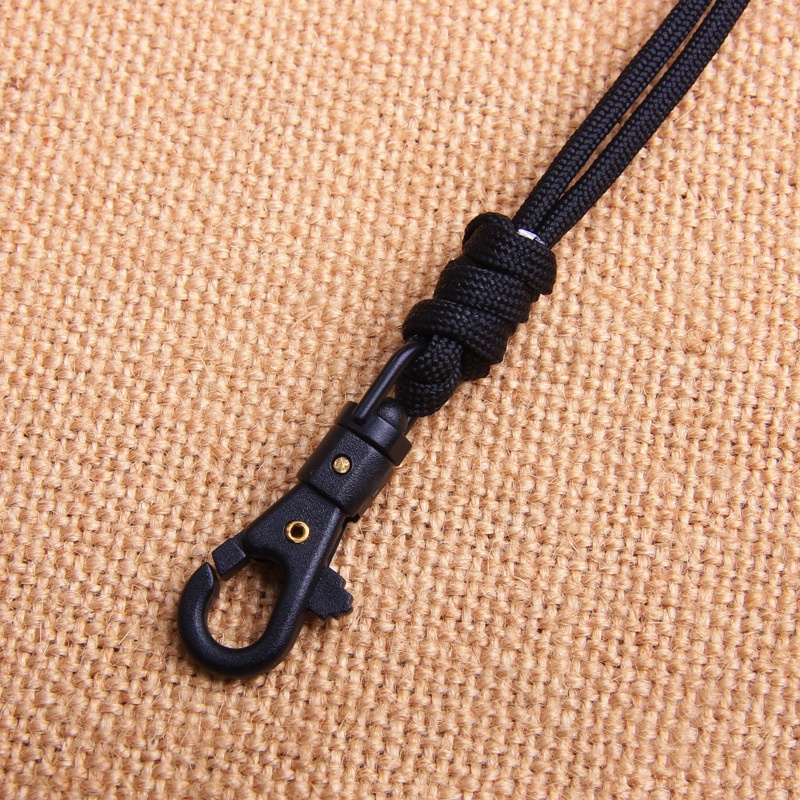 Hand-woven Keychain Lanyard Flashlight Rope Neck Rope Core Parachute Cord Woven Lanyard