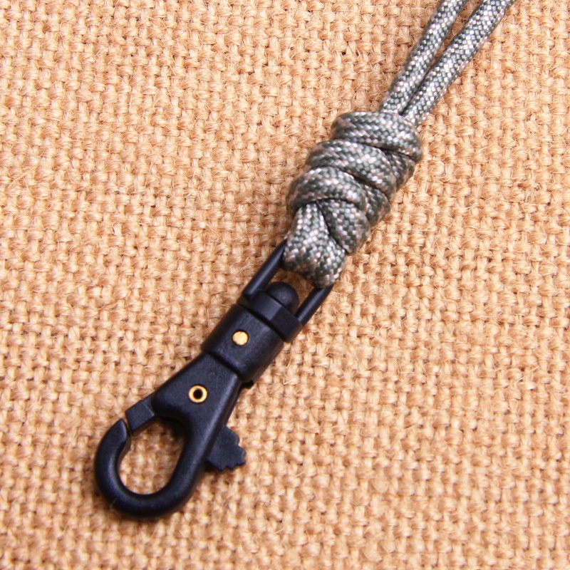Hand-woven Keychain Lanyard Flashlight Rope Neck Rope Core Parachute Cord Woven Lanyard