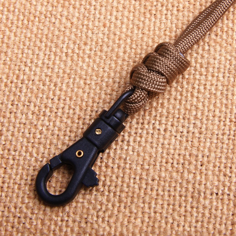Hand-woven Keychain Lanyard Flashlight Rope Neck Rope Core Parachute Cord Woven Lanyard