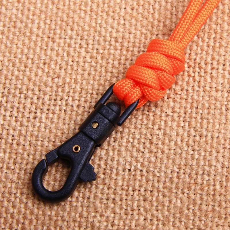 Hand-woven Keychain Lanyard Flashlight Rope Neck Rope Core Parachute Cord Woven Lanyard