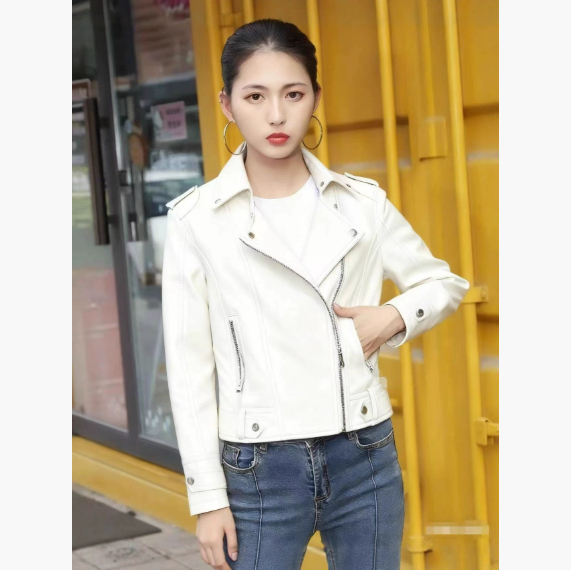 Korean Slim Leather Jacket