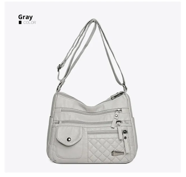 Niche High grade One shoulder Crossbody Bag Gray - Shop at LoveMi