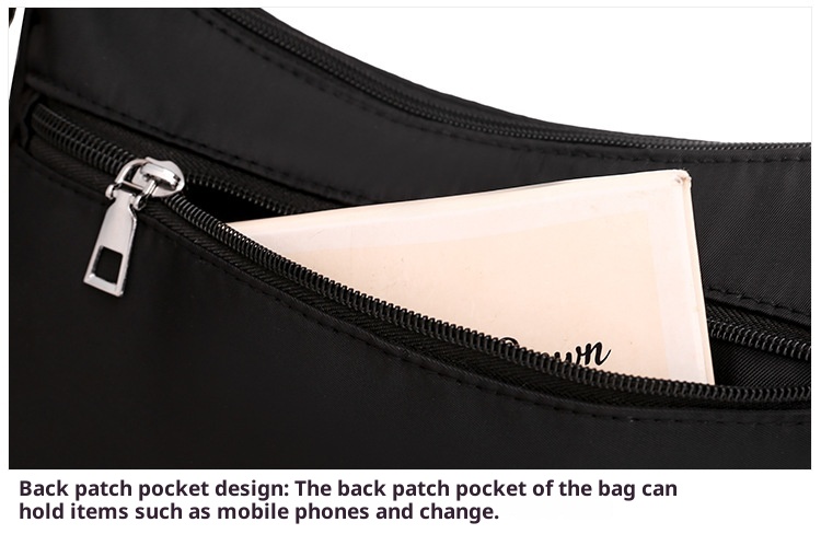 Soft Oxford Cloth Crossbody Bag in Red: Adjustable Strap for Effortless Wear