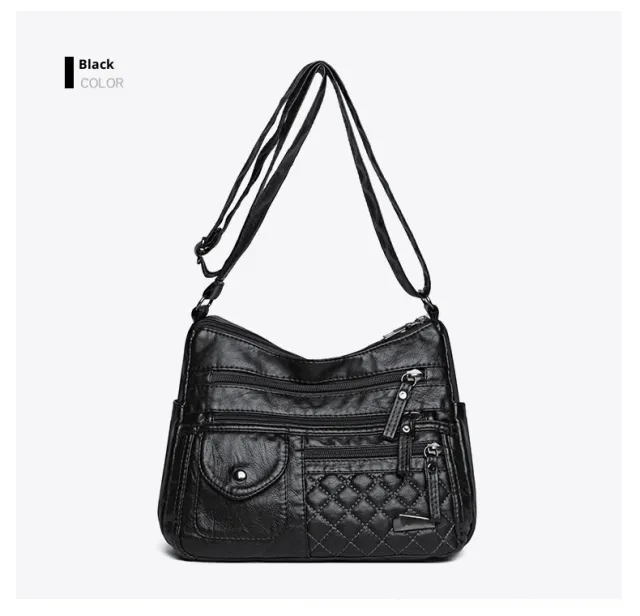 Niche High grade One shoulder Crossbody Bag Black - Shop at LoveMi