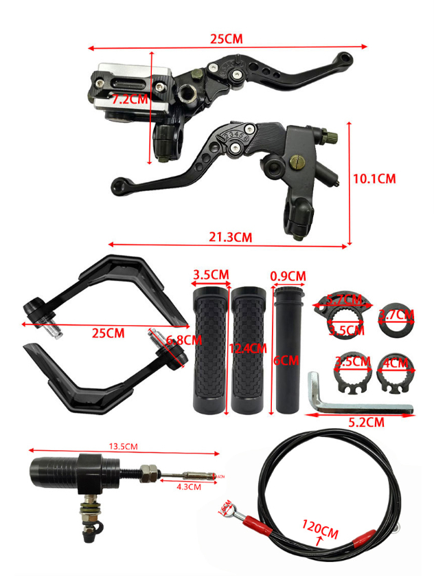 Motorcycle Modification Accessories Brake Cover Black