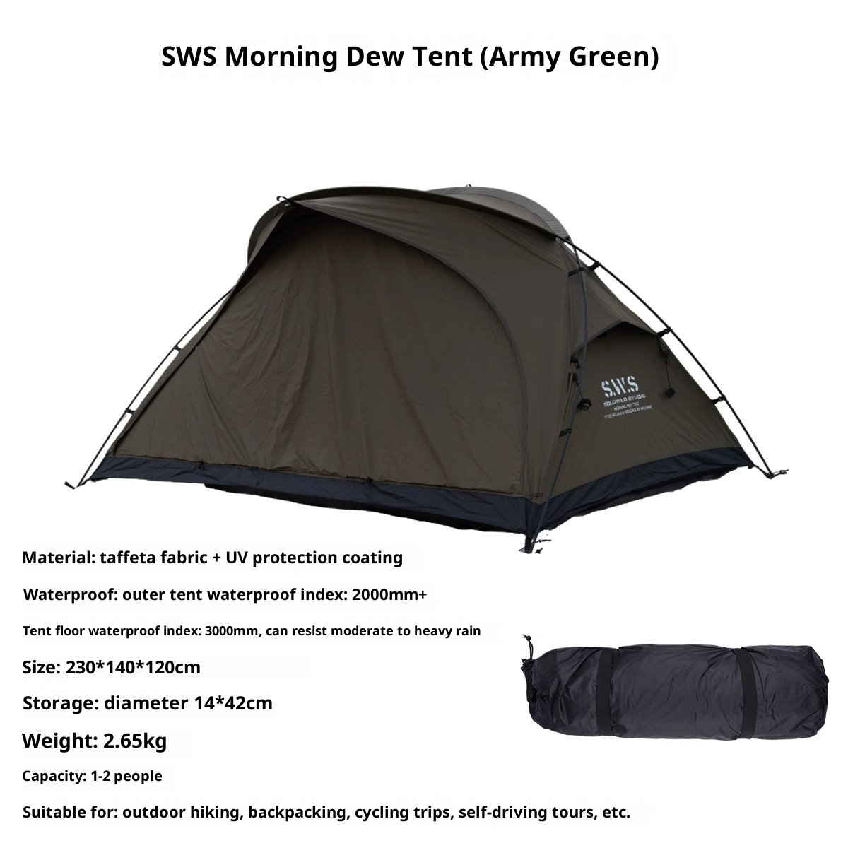 Sphere-shaped Tent Inner Tent Outdoor Waterproof Shelter 2