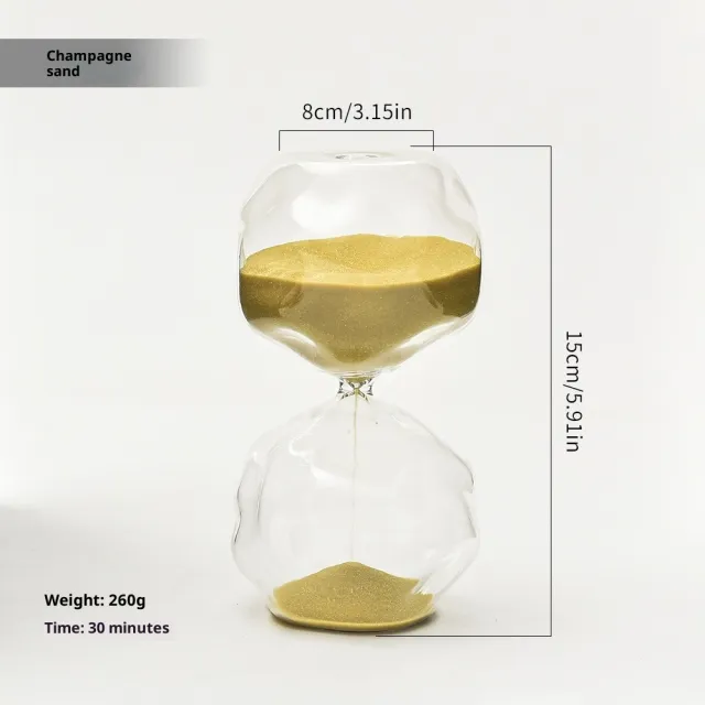 Nordic Home Special shaped Glass Sand Clock Timer Sands - Shop at LoveMi