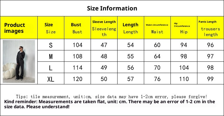 Ensemble Décontracté Femme Pull Zippé Pantalon