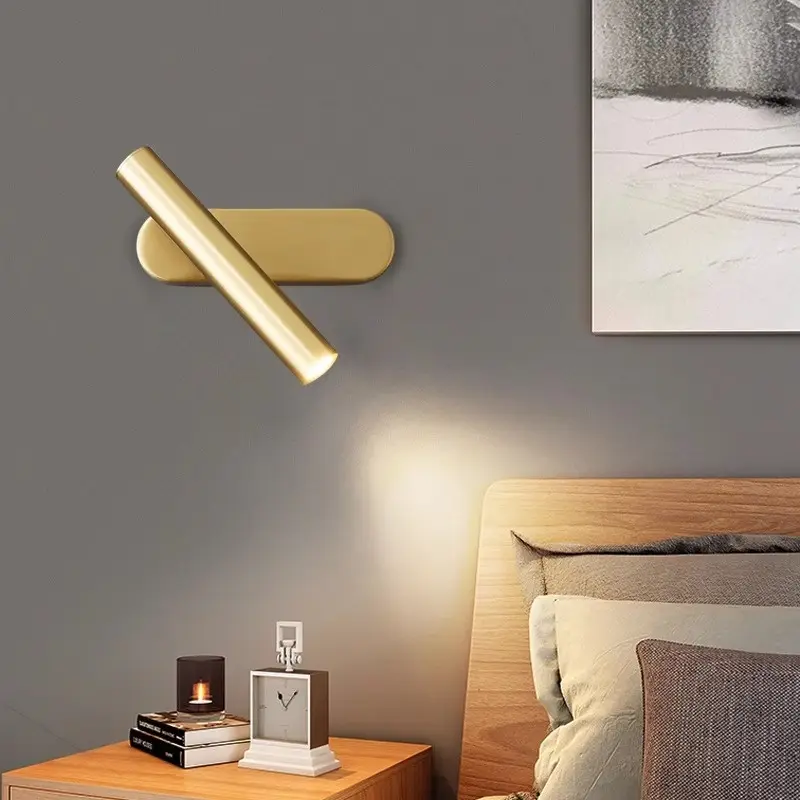 Copper Wall Lamp Bedroom Bedside Stair Spotlight Spotlight Engineering Wall Lamp