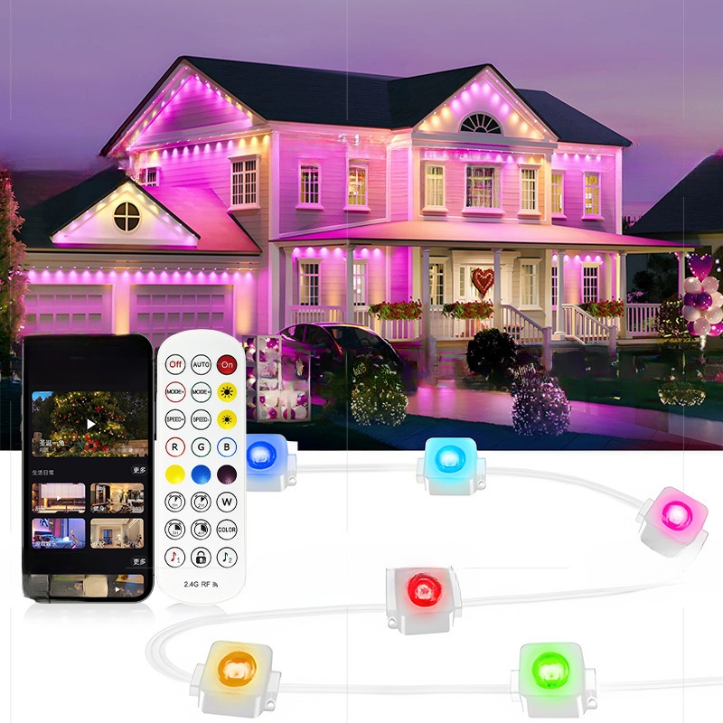 Outdoor Roof Light Magic Color Smart Waterproof App Bluetooth Control Decorative Light
