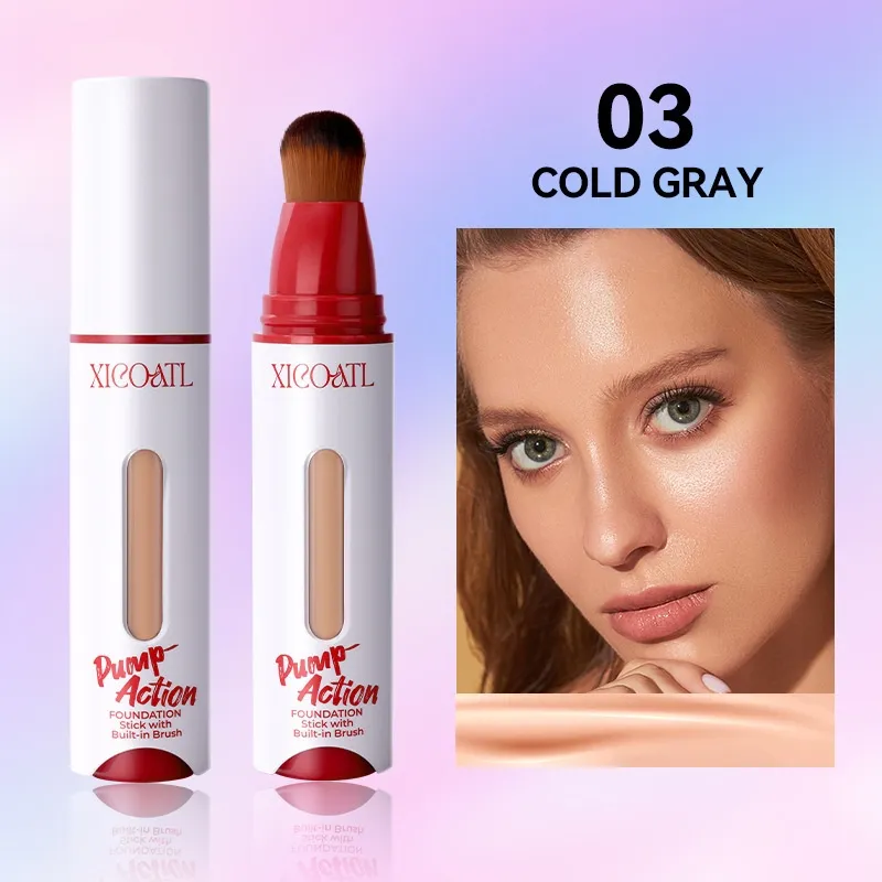 Press Liquid Foundation Oil Control Natural Light And Thin - Macchiato