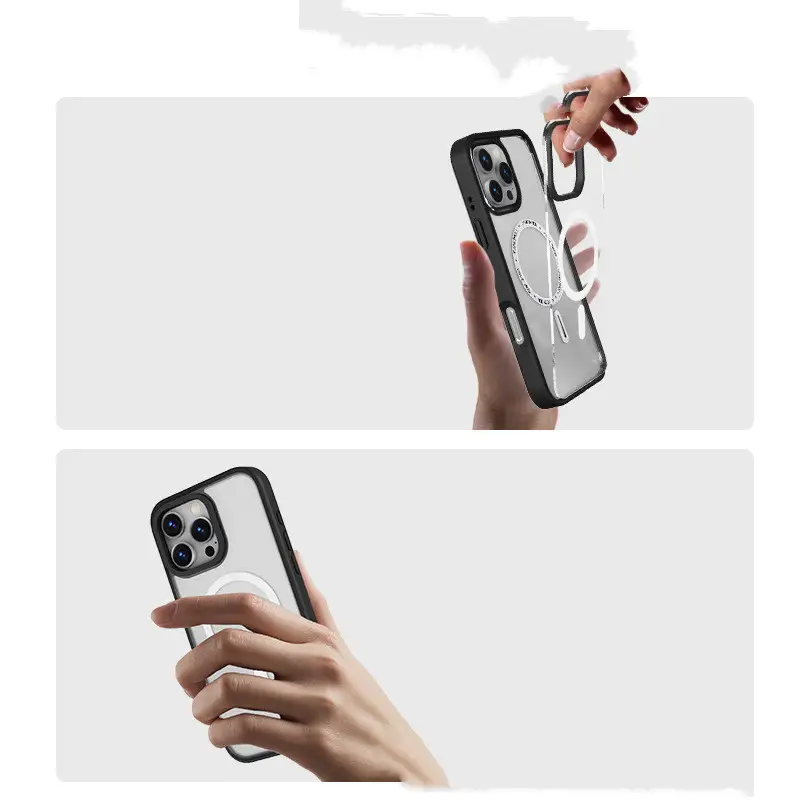 Any Suction Removable Back Cover Transparent Drop Protection